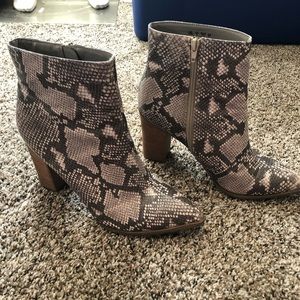 Snake Skin Boots